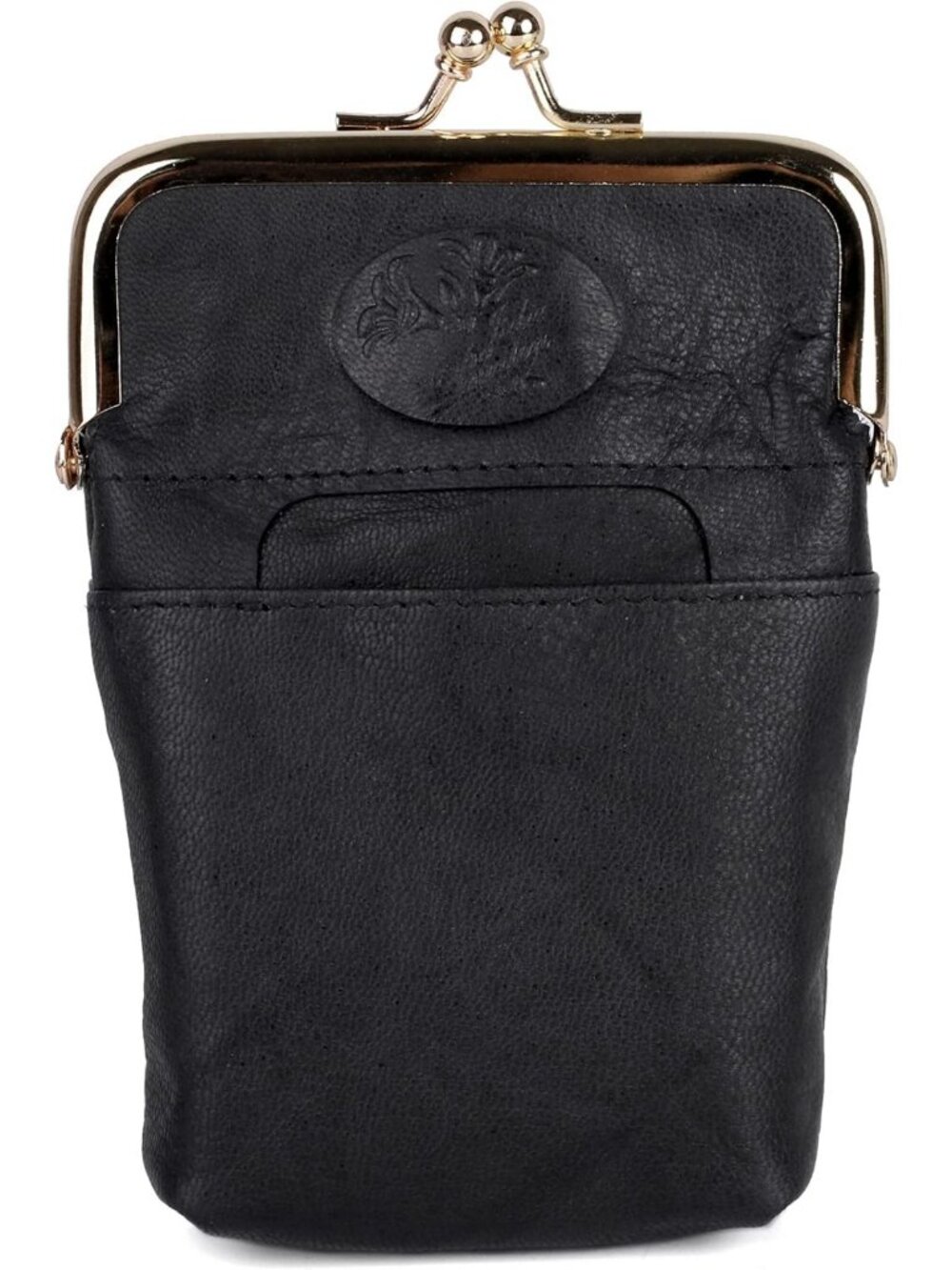 Chic Black Cigarette Case - Elegant Vintage Style, Perfect for Accessories